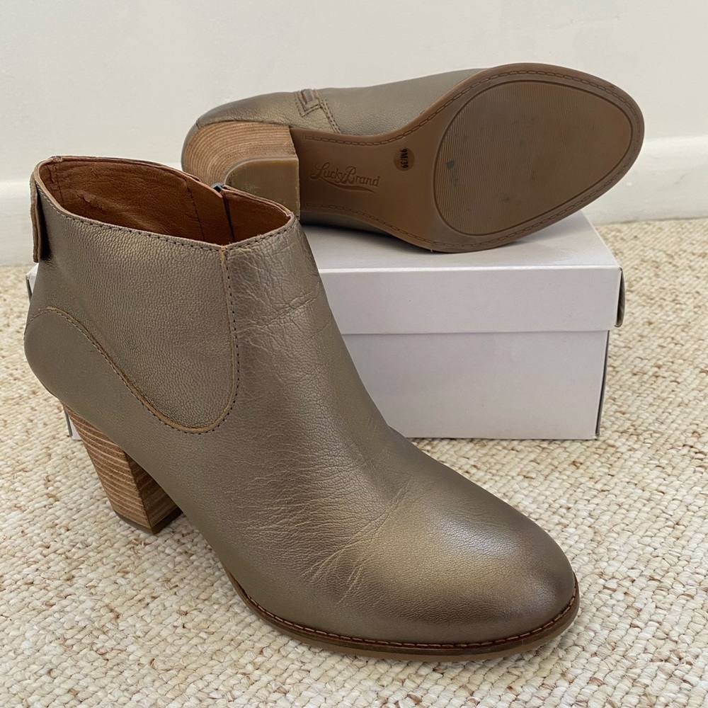 Bronze booties